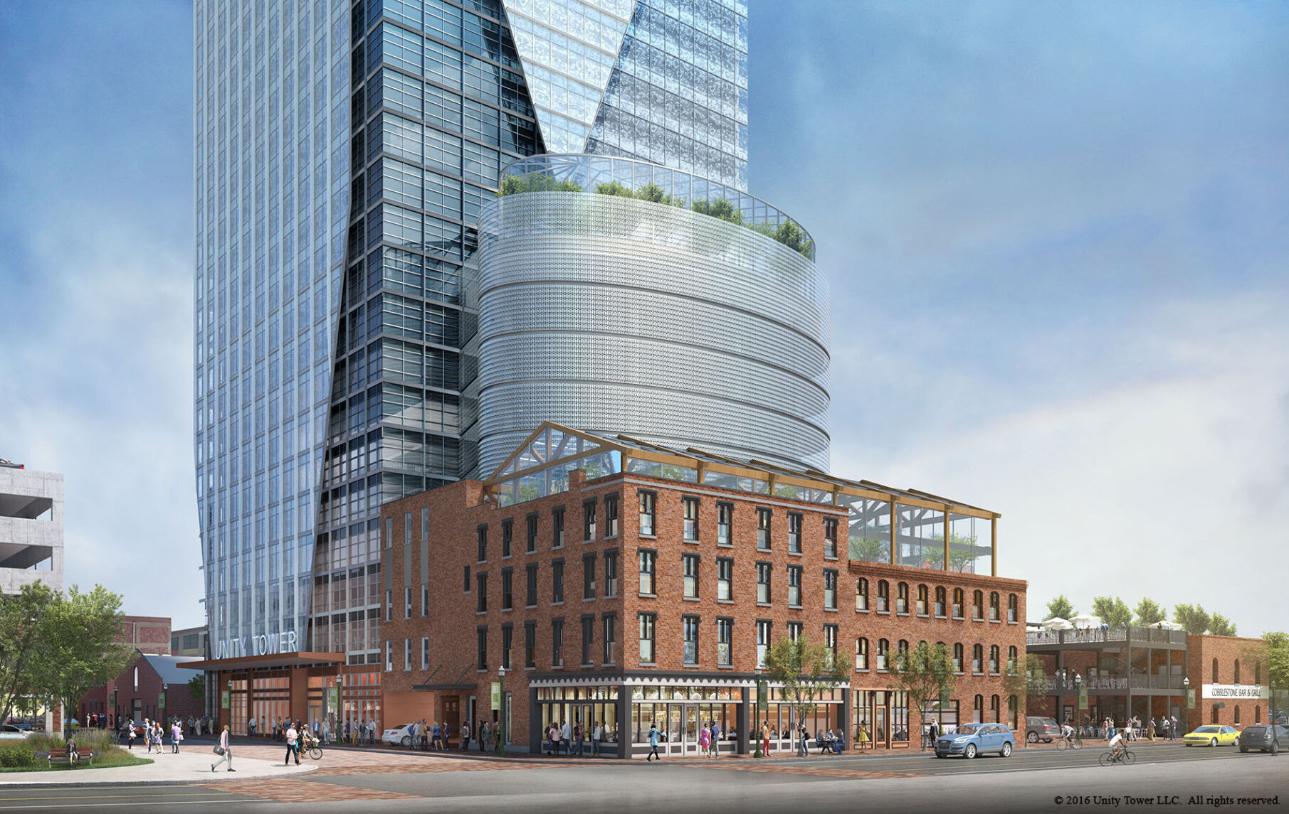 Unity Tower Street Level